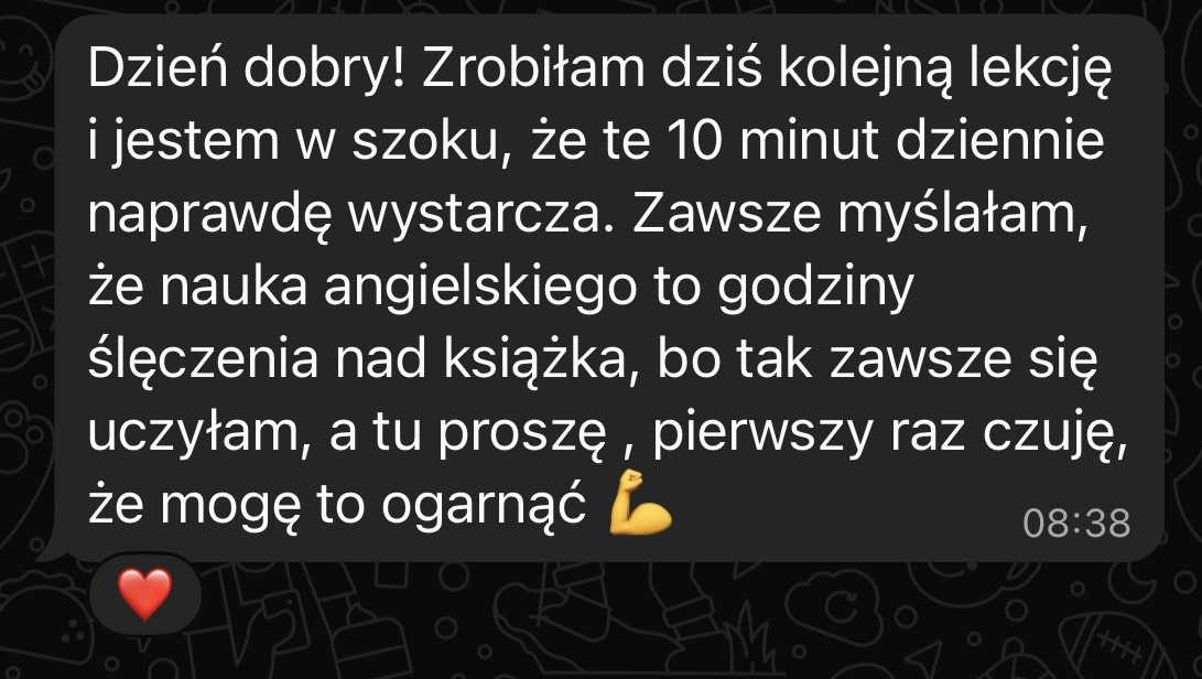angielski opinie