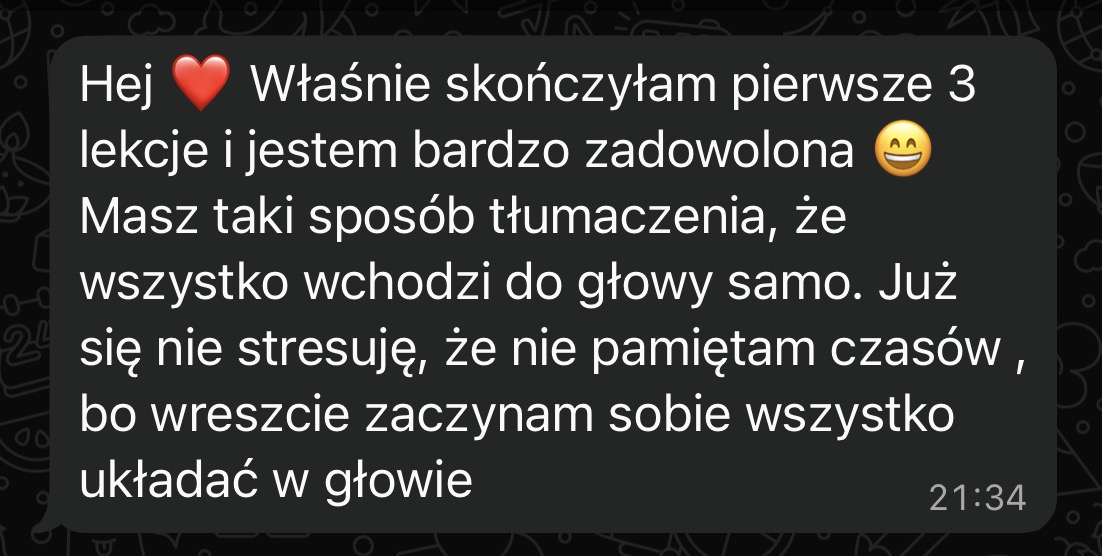 angielski opinie