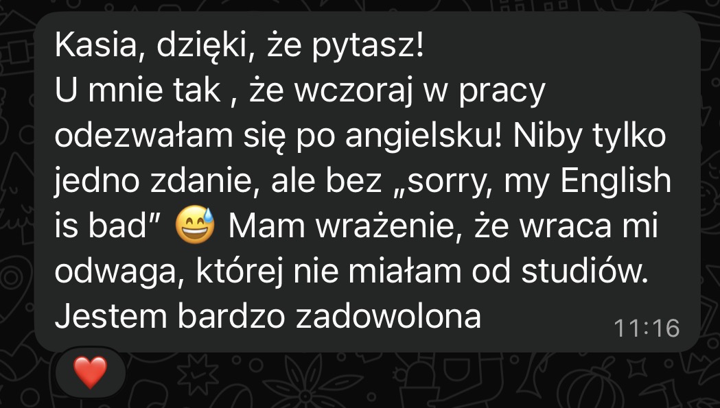 angielski opinie